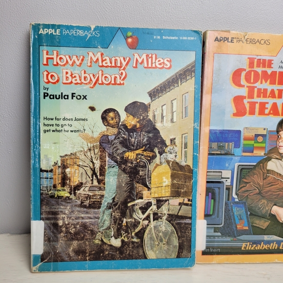 6 Book Bundle Scholastic Apple Set 6 Chapter Books Vintage Modern Mix Fiction - Picture 8 of 16